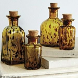 Ballard designs apothecary tortoise glasses.